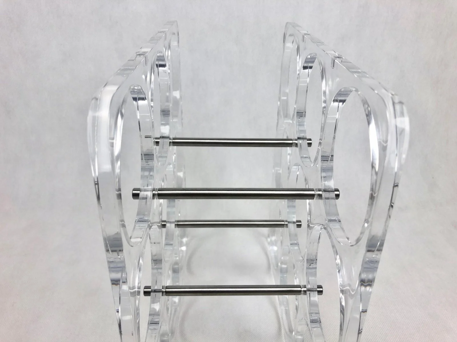 Vintage acrylic wine rack, 1990s