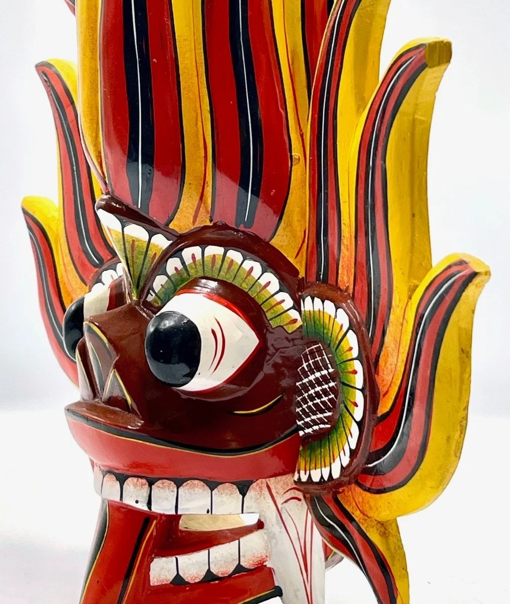 Mayura Raksha mask, Sri Lanka, 20th century