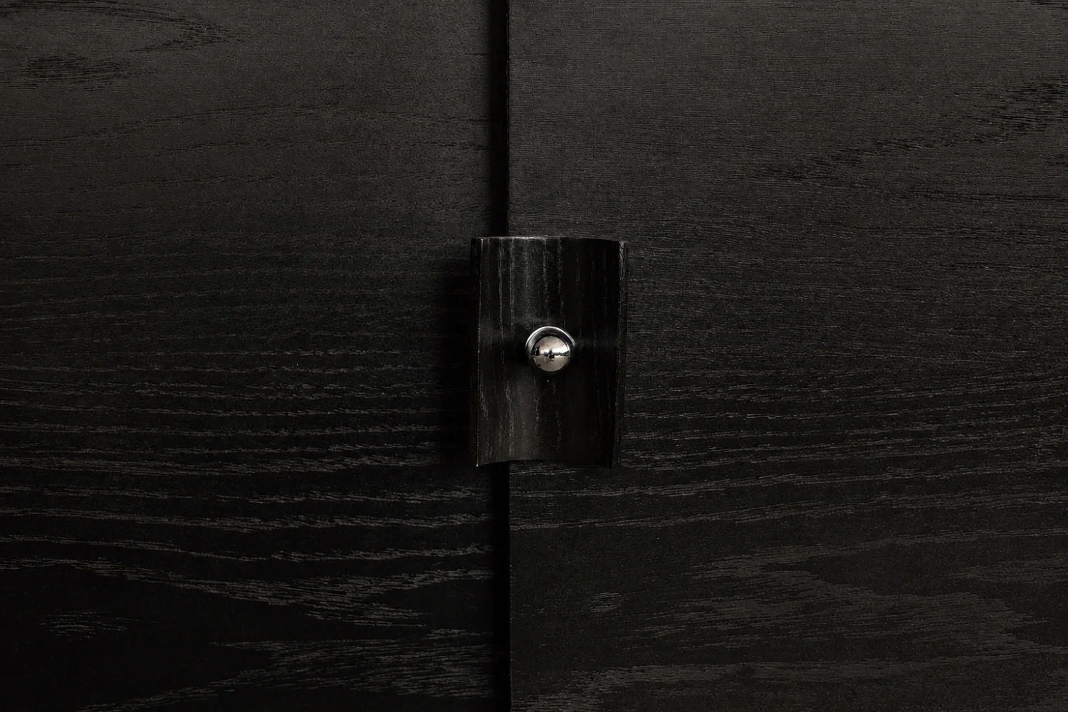 Modernist oak sideboard in a dark finish, Scandinavia, 1960s