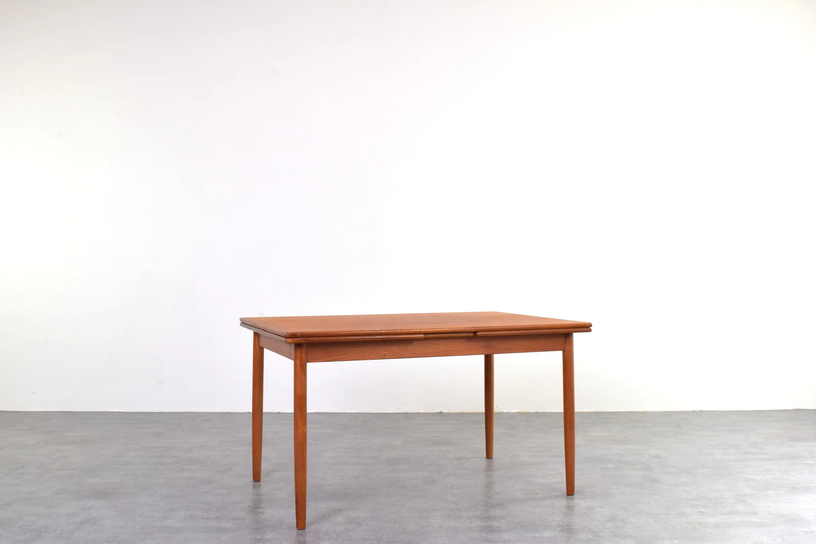 Extendable teak table, Denmark, 1960s