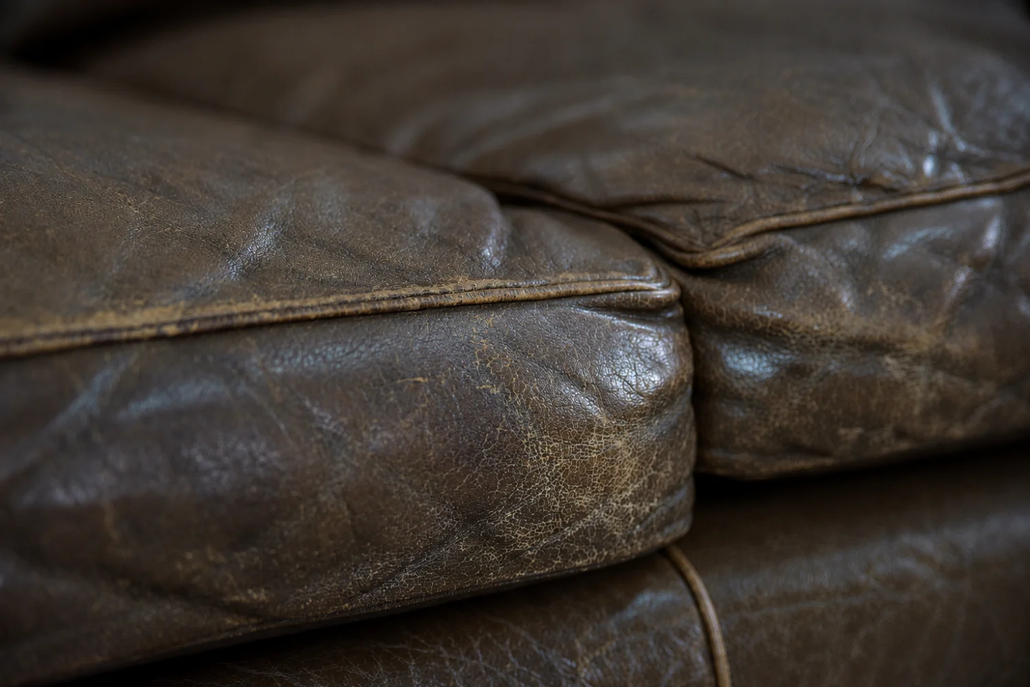 Leather Cromwell sofa, designed by Arne Norell, Sweden, 1960s