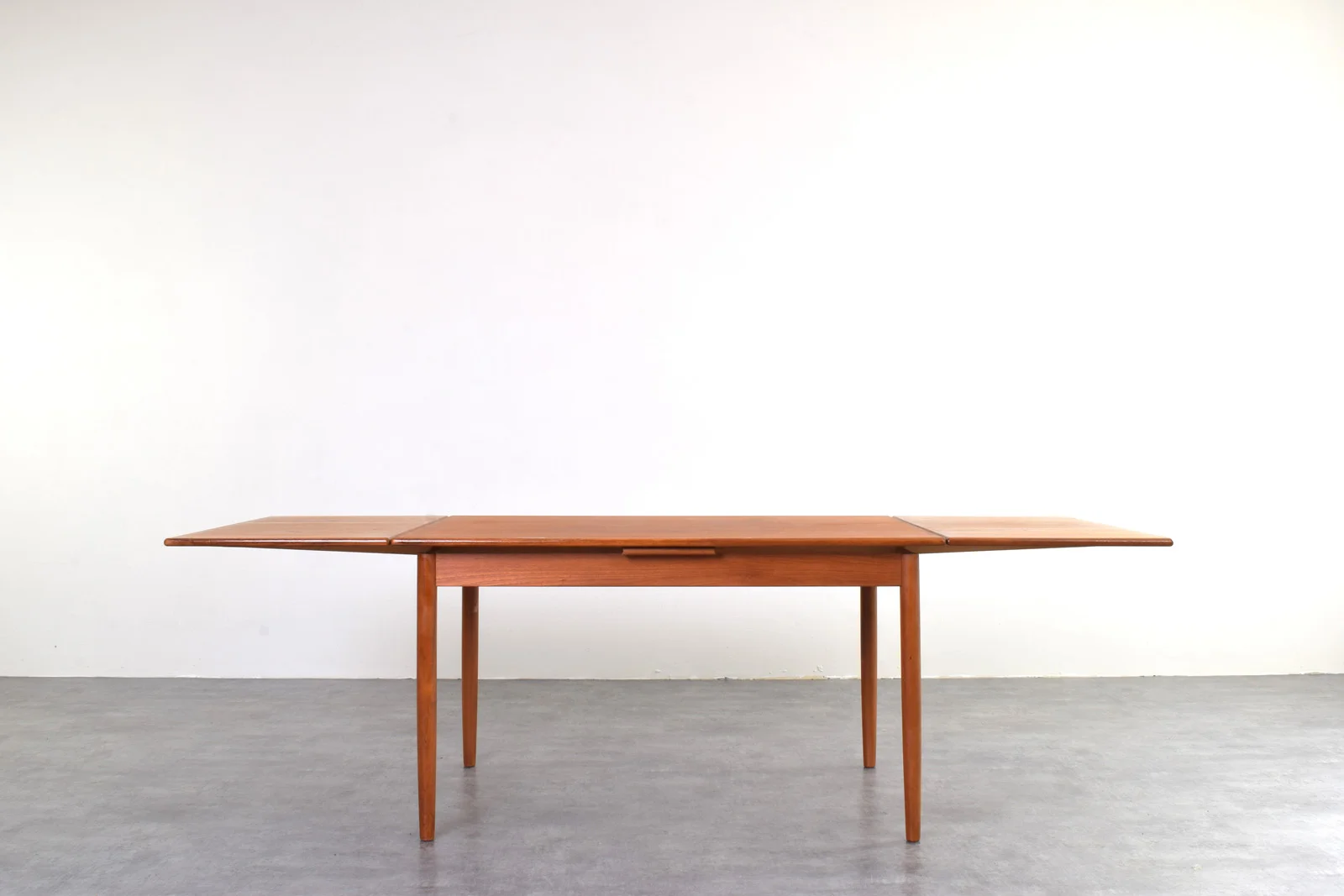 Extendable teak table, Denmark, 1960s