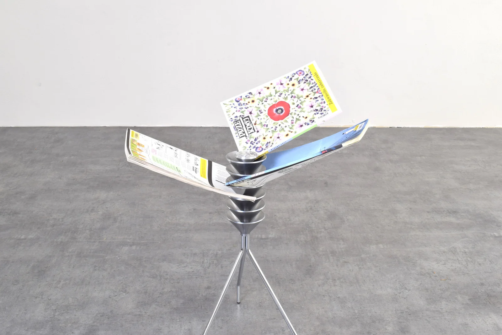 Omero Magazine Rack, designed by Francisco Gomez Paz, produced by Driade, Italy, 2006