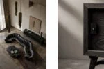 Modernist oak sideboard in a dark finish, Scandinavia, 1960s