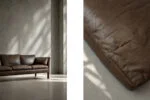 Leather Cromwell sofa, designed by Arne Norell, Sweden, 1960s