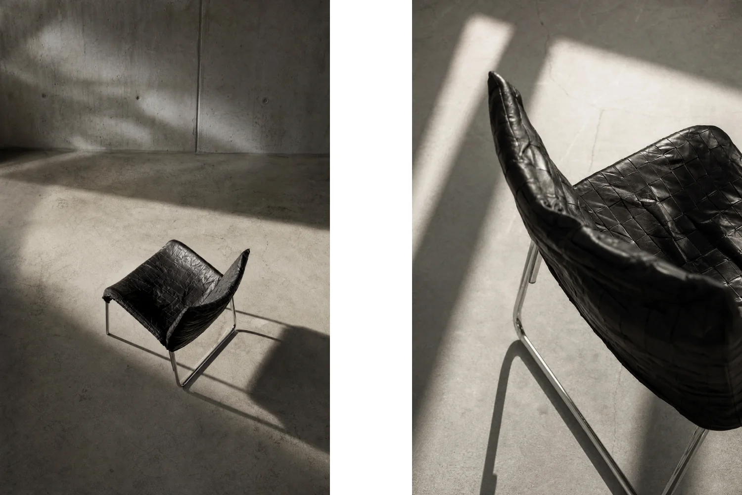 Pair of SET Leather Armchairs, IKEA, Sweden, 1980s