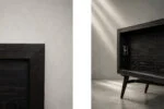 Modernist oak sideboard in a dark finish, Scandinavia, 1960s