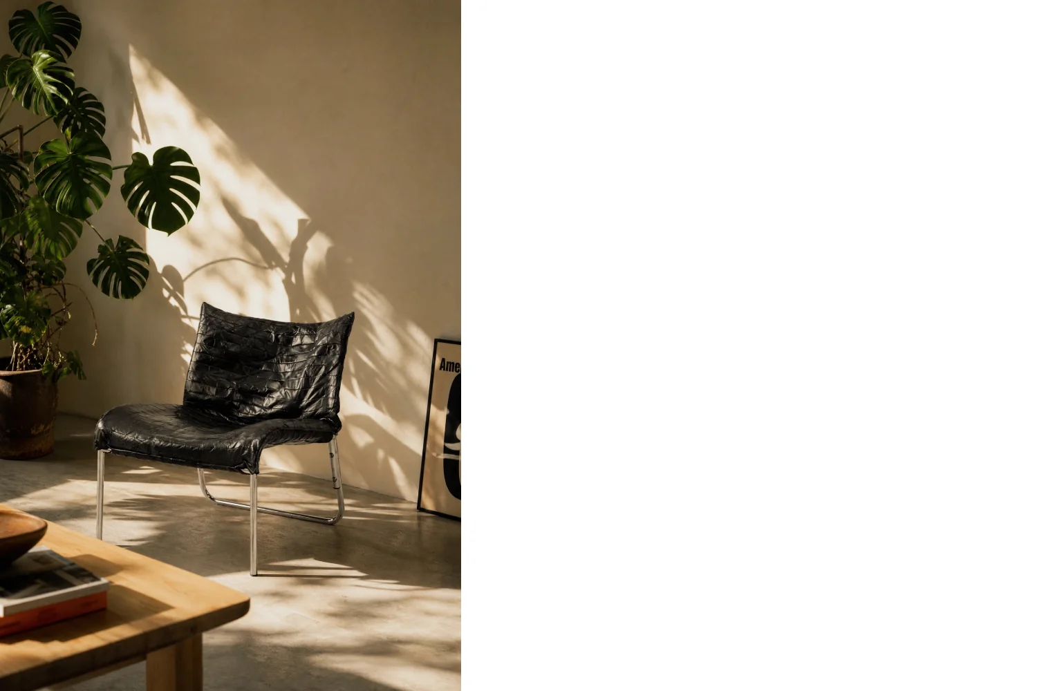Pair of SET Leather Armchairs, IKEA, Sweden, 1980s