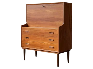 Vintage secretary desk / writing desk, Denmark, 1960s/70s