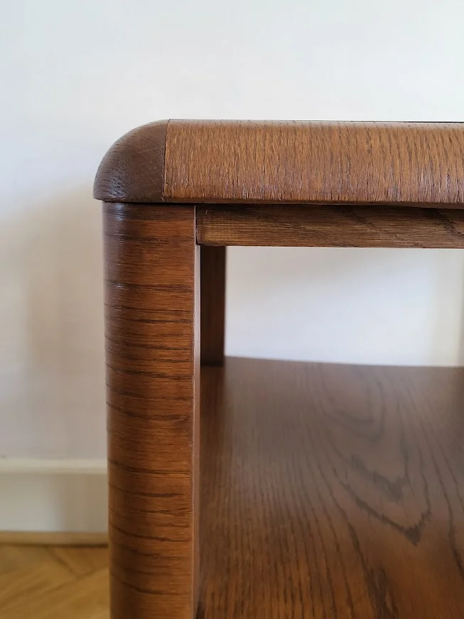 Art Deco Oak Coffee Table, Germany, 1930s
