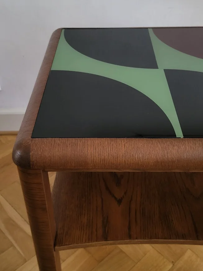 Art Deco Oak Coffee Table, Germany, 1930s