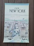 Vintage poster, designed by Saul Steinberg, 1980s