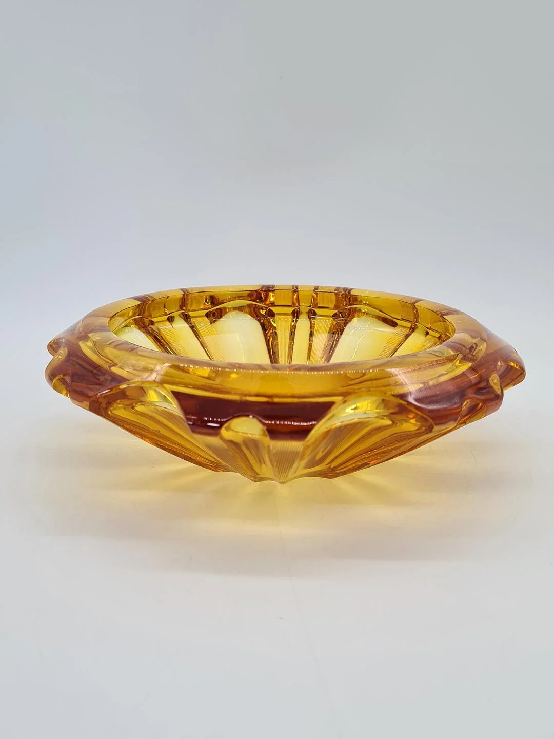 Large pressed-glass bowl, 1960s