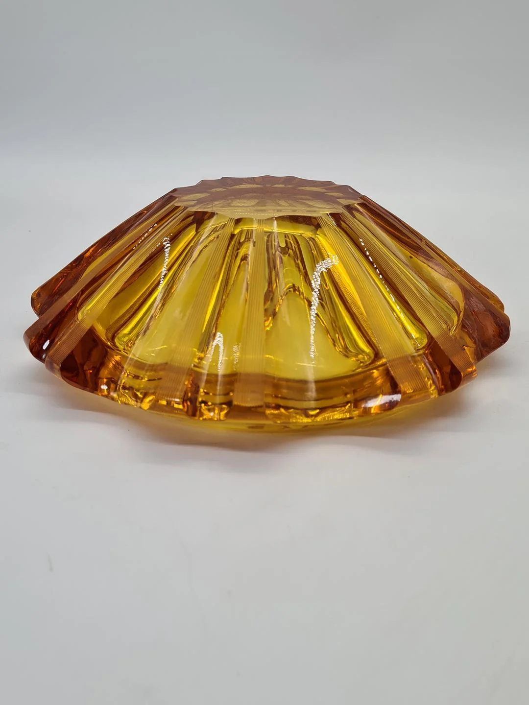 Large pressed-glass bowl, 1960s