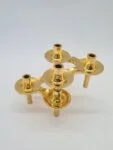 Orion modular brass candle holders, BMF, Denmark, 1970s