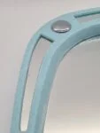 Vintage mirror in a plastic frame, 1980s