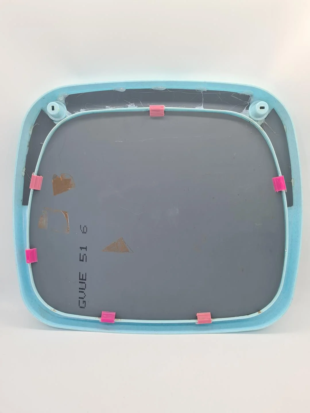 Vintage mirror in a plastic frame, 1980s