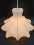 Cocoon Flower Lamp, Friedel Wauer, Goldkant Leuchten, Germany, 1960s