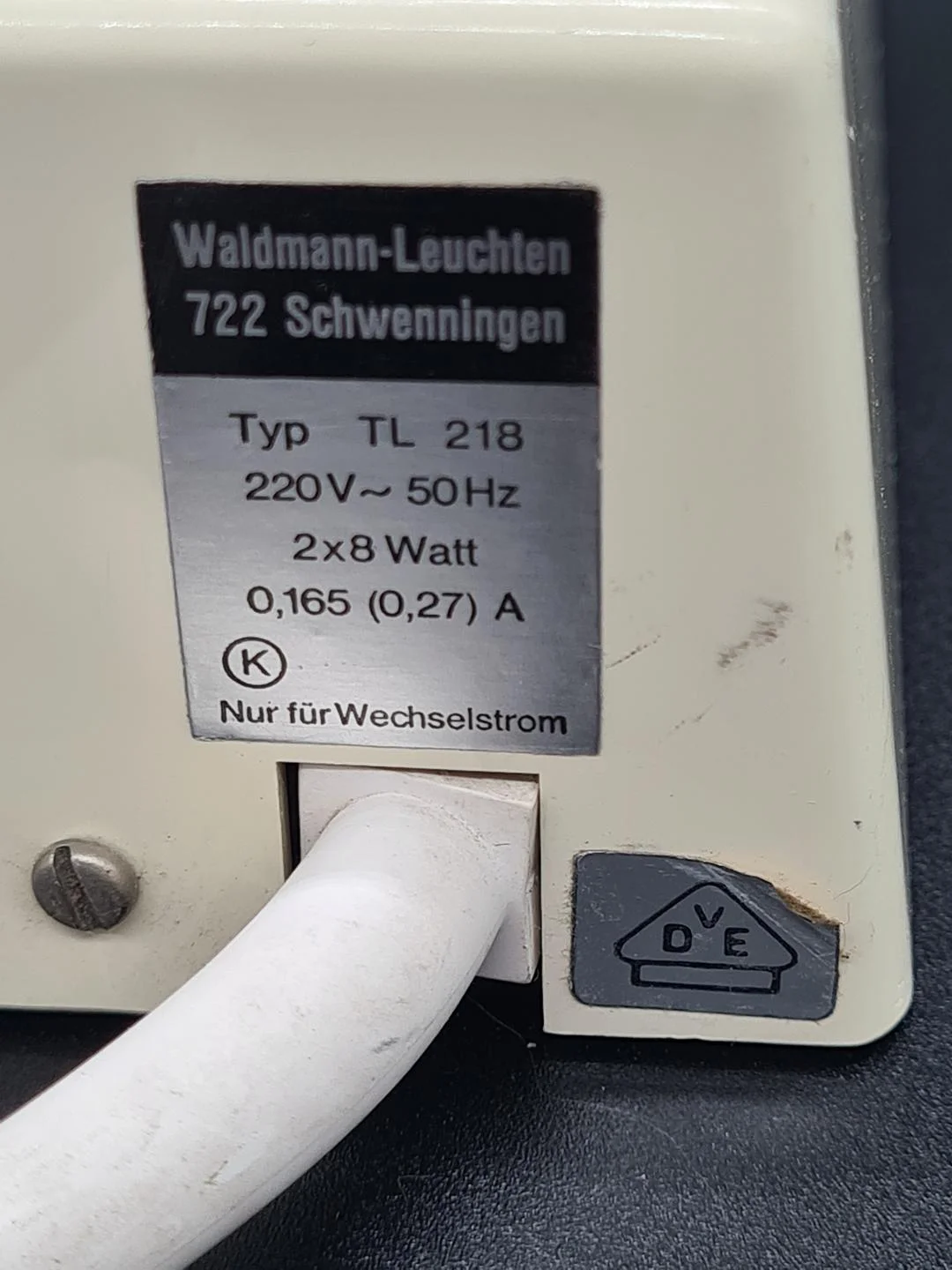 Vintage desk lamp, TL 218, Waldmann-Leuchten, Germany, 1980s