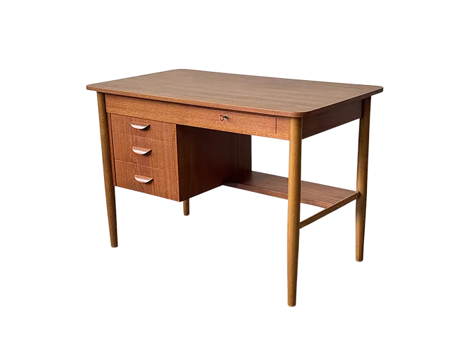 Vintage teak desk, Denmark, 1960s/70s