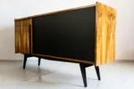 Veneered PRL Sideboard, Poland, 1970s