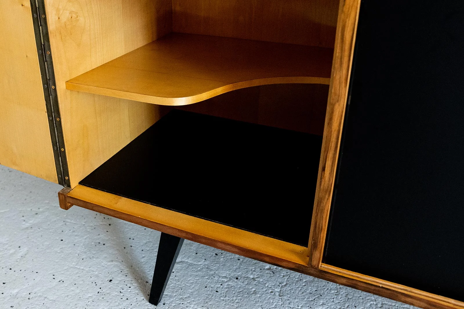Veneered PRL Sideboard, Poland, 1970s