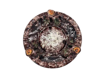 Large decorative ceramic plate, Jasba Keramik, Germany, 1960s