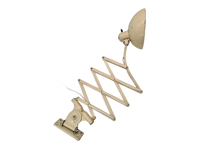 Industrialna lampa nożycowa, Kaiser Idell, Niemcy, lata 50