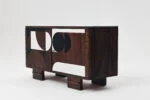 Vintage veneered sideboard, Poland, 1950s