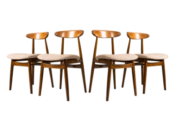 Set of 4 PRL Chairs, Zamojskie Fabryki Mebli, Poland, 1960s