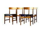 Vintage teak chairs, Ulferts, Sweden, 1960s