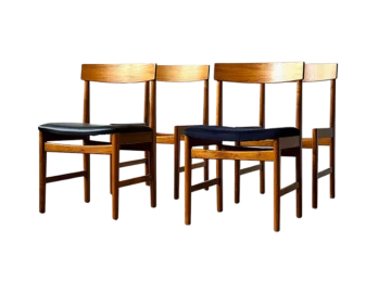 Vintage teak chairs, Ulferts, Sweden, 1960s