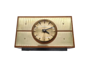 Modernist Table Clock by Weimar Quartz, Germany, 1970s