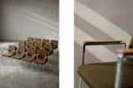 Brown conference chair, Drabert, Germany, 1970s