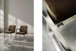 Brown conference chair, Drabert, Germany, 1970s