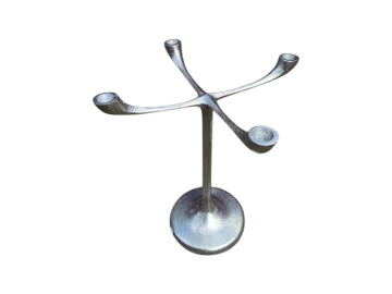Large Brutalist candlestick, Lambert, Germany, 1970s