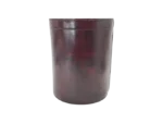 Leather wastepaper bin by Hauler, Germany, 1970s