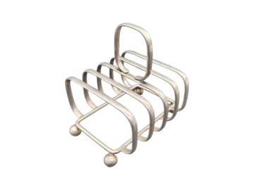 Silver-plated toast rack, England, 1960s