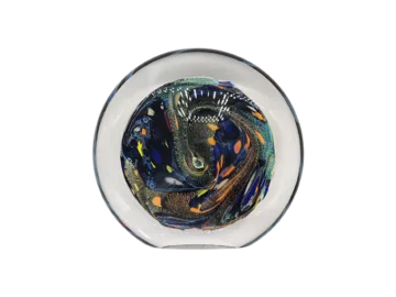 Glass sculpture by Rollin Karg, United States, 1990s