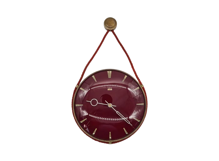 Vintage wall clock, UPG Halle, Germany, 1960s/70s