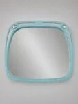 Vintage mirror in a plastic frame, 1980s