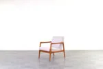 Fotel tekowy proj. Alf Svensson, prod. Dux, Szwecja, lata 60