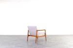Fotel tekowy proj. Alf Svensson, prod. Dux, Szwecja, lata 60