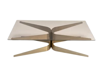 Brutalist coffee table, France, 1970s