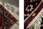 Vintage Afghan oriental rug, Afghanistan, 1970s