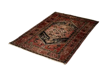 Hamadan Kamseh Oriental Rug, Persia/Iran, 1960s