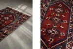 Vintage Afghan oriental rug, Afghanistan, 1970s
