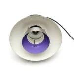 Green vintage lamp, Denmark, 1970s