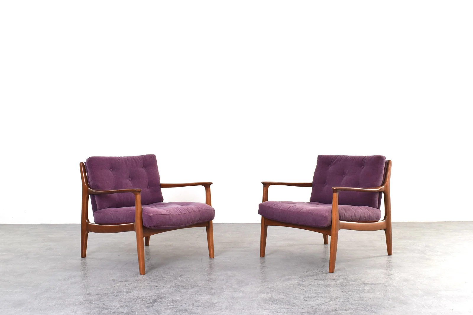 Pair of vintage armchairs, designed by Eugen Schmidt, manufactured by Soloform, Germany, 1960s