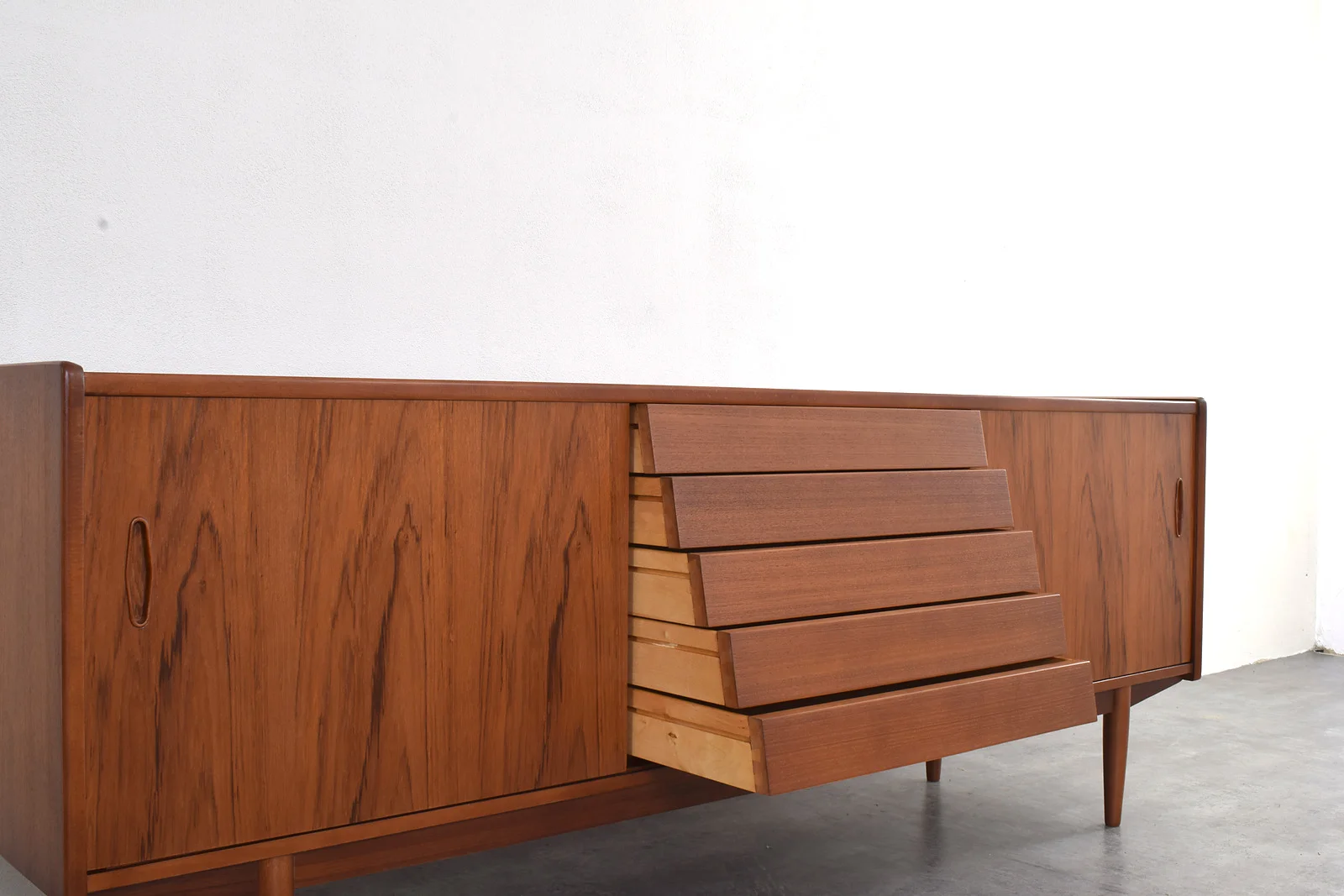 Vintage Trio sideboard, designed by Nils Jonsson, manufactured by Hugo Troeds, Sweden, 1960s